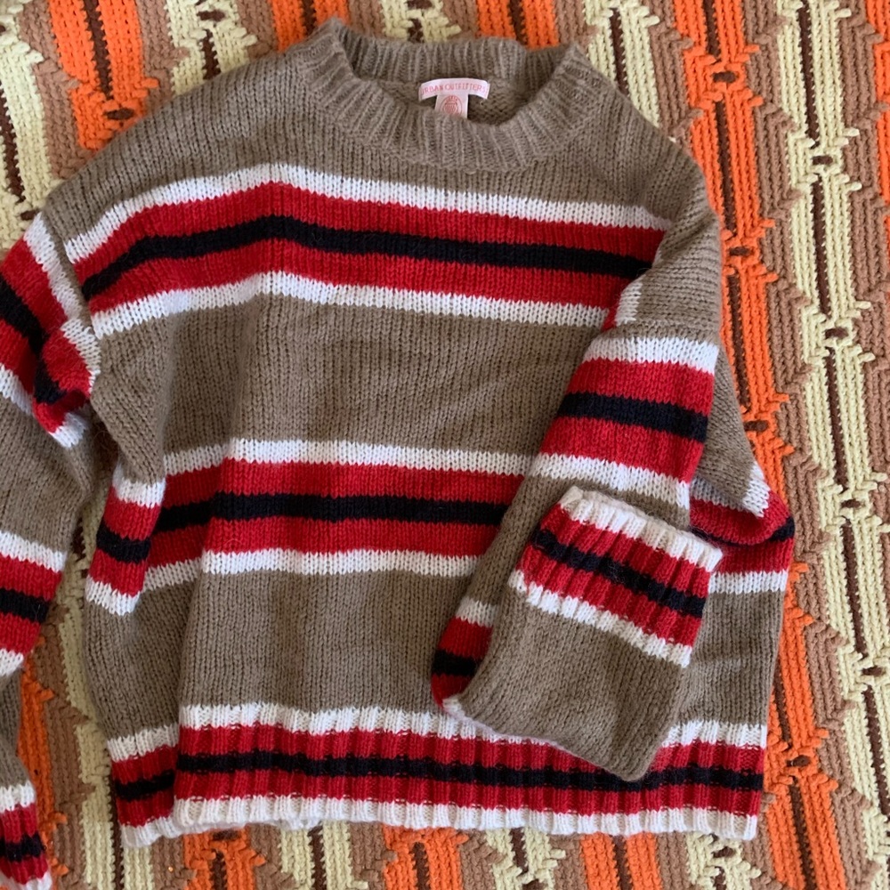 UP striped sweater